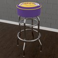 thumbnail image 4 of Trademark Gameroom Los Angeles Lakers Logo Bar Stool with Padded Seat, 4 of 4