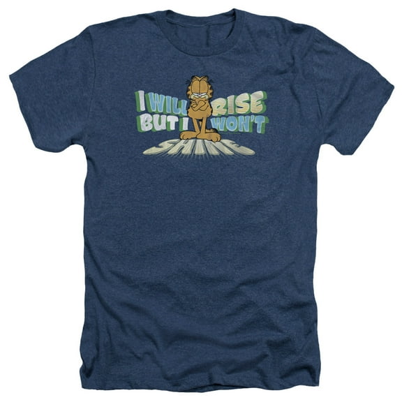 Garfield - Rise Not Shine - Heather Short Sleeve Shirt - Medium