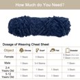 thumbnail image 4 of Unique Bargains Chenille Polyester Navy Blue Yarn, 3 Skeins, 4 of 7