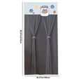 thumbnail image 3 of Double Layer Lace Door Curtain, No Drill Tension Rod Installation, Privacy Sheer Window , Light Filtering Room Divider for Home Decor, 3 of 9