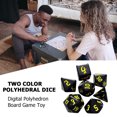 thumbnail image 3 of Juego de dados Dados poliédricos opacos D4 D6 D8 D10 D12 D20 para juego de rol de mesa DND JShteea El nuevo, 3 of 7