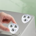 thumbnail image 4 of Ltdhehe 16 Pcs Petites Roues Pivotantes Mini 360 Silencieuses Petites Roues Pivotantes avec 3 Acier Auto-Adhésives/percement Poulie de Rotation Roulement Universel Roues de Transfert pour Meubles, 4 of 7