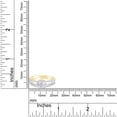 thumbnail image 5 of 3 CT Round Cut White Cubic Zirconia Bridal Ring Set In 14K Yellow Gold Plated 925 Sterling Silver (Color: White, Clarity: VVS1-VVS2, 3.00 Cttw) -4, 5 of 6