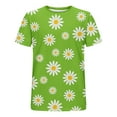 thumbnail image 5 of IROINNID Men's Floral Printed Short Sleeve Easy Care Daily T-shirt, 5 of 5