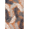 thumbnail image 2 of JONATHAN Y HAWAII 3 x 5 Area Rug, Montego Tropical Palm - Orange/Navy/Ivory, HWC101A-3, 2 of 7