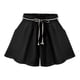 thumbnail image 3 of Pantalones cortos casuales para mujer, pantalones cortos de ocio para mujer, ropa elástica para exteriores y playa. XL negro, 3 of 9