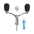 thumbnail image 4 of Fishing Reel Handle Crank Arm Portable Rocker Full Metal High Speed Double Sided Blue Balanced Rod, 4 of 8