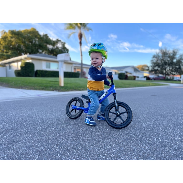 STRIDER 12ブルー Strider 12 Classic Bike, Blue - No Pedal Balance Bicycle for Kids