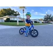 Strider 12 Classic Bike, Blue - No Pedal Balance Bicycle for Kids 1 to 3 Years--Easy Assembly, Tool-Free Adjustments