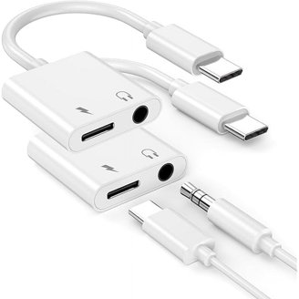 USB-C To Lightning Audio Adapter - Connect Lightning Headphones To USB-C IPhone, IPad, MacBook, Samsung