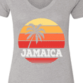thumbnail image 4 of Inktastic Jamaica Vacation Trip Women's V-Neck T-Shirt, 4 of 5