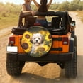 thumbnail image 3 of KAKALAD Havanese Dog Puppy 04 Spare Tire Cover Weatherproof Universal Accessories 14 Inch, 3 of 6