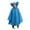 Blue, variant on Mikilon Rain Poncho Raincoats for Kids Reusable EVA Waterproof Rain Coat with Hood Rain Jacket for Boys Girls Blue