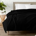 Bare Home Polar Fleece Bed Blanket, Full/Queen, Black