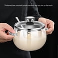 thumbnail image 4 of Tizuqe Functional Glass Lard Storage Jar with Spoon for Cooking Oil and Condiments, 4 of 16