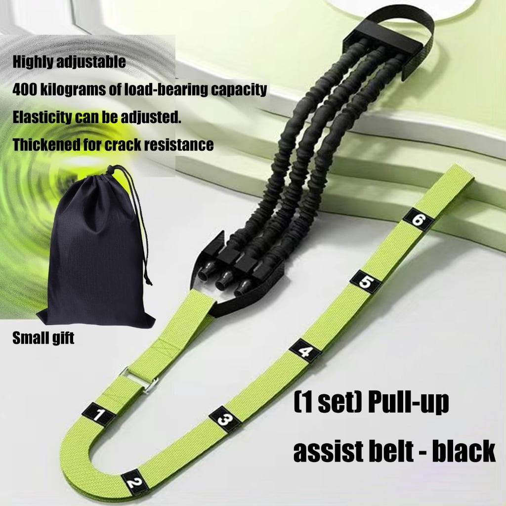 Pull Up Training Band Upper Body Workout Tear Resistant Nylon Fabric Slip Foot Pad 100kg Weight Limit