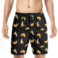 thumbnail image 1 of Pantalones cortos con estampado de plátano para hombre, pantalones cortos informales de playa, patrón 3d completo, pantalones cortos sueltos con estampado divertido, ropa de calle deportiva Fivean unisex, 1 of 2
