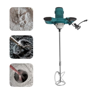 Meticuloso Concrete Mixer 2100W – Upgraded Double Paddle, 6-Speed 950RPM, Portable Handheld Mud Mixer For Mortar, Paint, Grout, Plaster