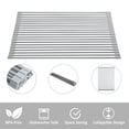 thumbnail image 6 of Mainstays Silicone Roll-Up Dish Drying Rack for Kitchen Sink, Over Sink Dish Drainer Mat, Space-Saving Kitchen Organizer, 6 of 12