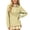 Yellow, variant on hotojiny Girls Long Sleeve Shirt Half Zip Collar Polka Dot Print Casual Loose Pullover Sports Top for Fall Winter(Yellow,14-15 Years)