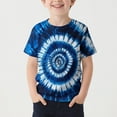 thumbnail image 2 of THDHVS Boys Shirts,Boys T Shirts,Kid's Short Sleeve Print Pattern T-shirt Round Neck Casual Versatile Top for Kids Multicolor 9-10 Years, 2 of 4