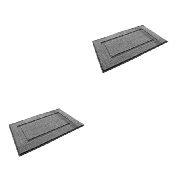Alfombrilla impermeable Yuarrent para baño gris oscuro 40*60cm