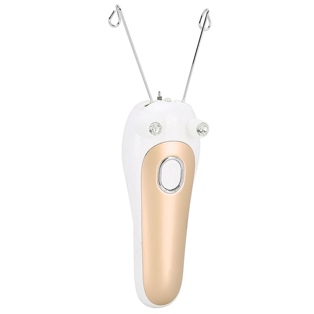 Electric Threading Epilator, Durable Long Endurance Threader Hair Remover, Safe Efficient ABS Non-Stimulation Arm Leg Body For Face Gold,Pink
