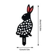 thumbnail image 2 of Wovilon Home Decor Easter Bunny Card Acrylic Hollow Card Garden Courtyard Display Decoration, 2 of 4