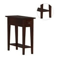 thumbnail image 5 of Simple Relax Wooden Side Table with 1 Drawer in Dark Cherry, 5 of 5