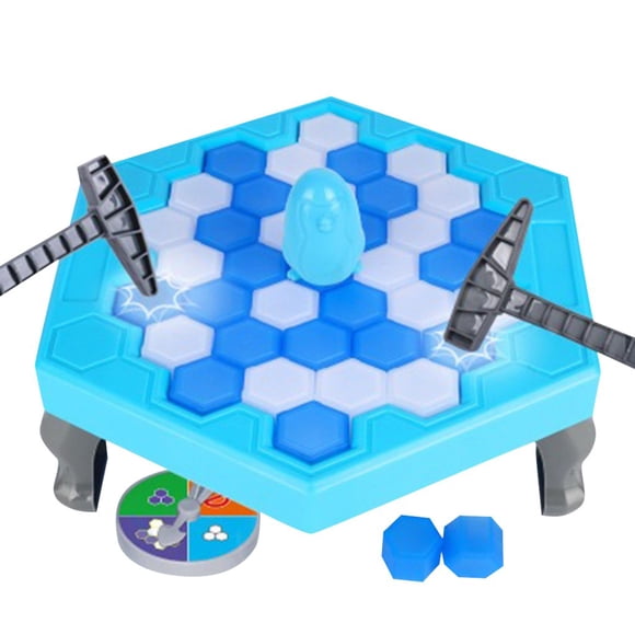 Penguin Trap Ice Breaking Table Game Family Fun Activity Skill Toy Strategic Play Portable Design Don'T Break The Ice Challenge Size 6.3X5.51X1.77 Inches Weight 0.41 Pounds