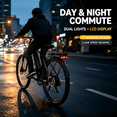 thumbnail image 4 of Electric Bike for Adults,26”Electric Mountain Bike 432Wh Internal Battery & LCD Display, with 7-Speed, 20MPH Ebike,720W (Peak) Motor Commuter Electric Bicycle,UL2849, 4 of 9