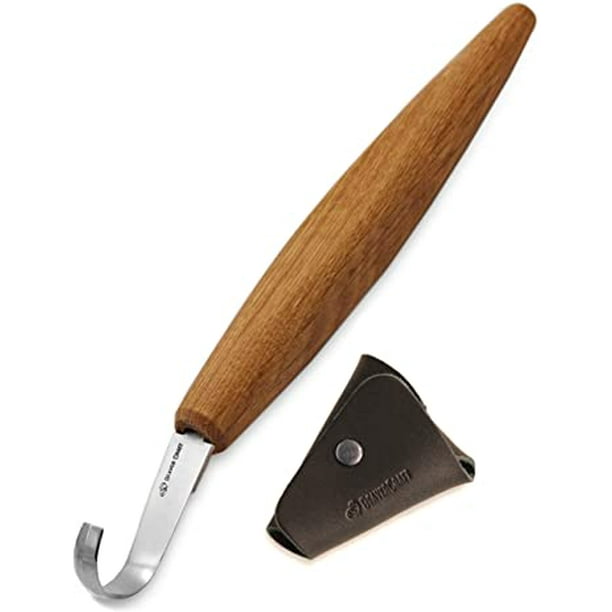 BeaverCraft Spoon Carving Hook Knife SK5s 2" Double Sided Sharpening