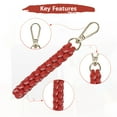 thumbnail image 6 of Rope Keychain [1PCS] - Keychain Boho Bag Charm - [Red] Braided Keychain, 6 of 6