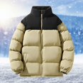 thumbnail image 2 of Women Women's Parkas Women's Parka The Women's Thermoball Parka Women's Fall and Winter Zipper Open and Double Side Pockets Thick Warm Hooded Casual Padded Jacket, 2 of 6