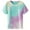 Sky Blue - Women T Shirts Fall Clearance, Womens Sweatshirts Fall Saving, variant on ZRGHAOYLQ Womens Tie Dye Athletic Gym Shirts Moisture Wicking Active Sport Tee Short Sleeve Round Neck Loose Fit Summer Workout Tops Women