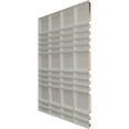 thumbnail image 4 of 19 5/8"W x 19 5/8"H Stacked EnduraWall Decorative 3D Wall Panel, Bright Coat Copper (Covers 2.67 Sq. Ft.), 4 of 6