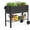 Black, variant on Galvanized Raised Garden Bed with Legs & Wheels, 37x14.6x31.6in, 400LB Capacity Elevated Planter Box for Garden, Backyard, Patio & Deck, Black