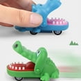 thumbnail image 2 of Biting Hand Crocodile Mouth Pull-back Car Toy Cartoon Hippo Puppy Animal Pull Back Toy Car Press Teeth Bite Fingers Tricky Toy, 2 of 11