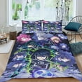 thumbnail image 2 of Blue Lock Themed Bed Sheet Set Three Piece Set 36x75 In ches Comfortable And Skin Friendly Unique Design Creating A Star Studded Night Home Decor Gifts For Family Friends fans, 2 of 5