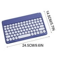 thumbnail image 3 of Staron under $5! Portable Bluetooth Keyboard, Wireless Mini Compact Retro Typewriter Style, Flexible Keyboard for Mobile Devices Travel, 3 of 7