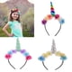 thumbnail image 3 of encantador cuerno de unicornio flor headwear party headpiece prop accesorios Sunnimix Diadema Unicornio para Niños, 3 of 8