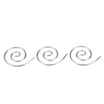 thumbnail image 4 of Circular Knitting Needle, Lightweight 3Pcs Spiral Cable Knitting Needle  For Shawls Silver, 4 of 8