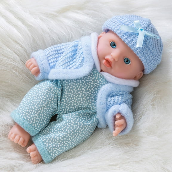 FastXmas Reborn Baby Dolls, 7.87 inches Realistic Cute Soft Body Baby Doll Real Life Baby Dolls Girl,Gift Idea for Ages 3