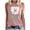 A1-Pink2152, variant on XIAONU Womens Floral Print Tank Top Sleeveless Crew Neck Loose Fit Summer Casual Tee