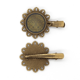 thumbnail image 1 of Tocado de flor de metal vintage Unbranded Circular hoja de oro, 1 of 3
