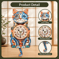 3d Puzzles For Adults Detective Cat Clock Diy Model Kit Crafts ...