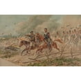 thumbnail image 2 of Juliusz Kossak 14x11 Black Ornate Wood Framed Double Matted Museum Art Print Titled: Lancers from the 2Nd Regiment in 1831 During Scouting with a Guide (1897), 2 of 5