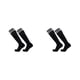 thumbnail image 4 of Soidarity Poliuretano Manténgase fresco y protegido con calcetines deportivos transpirables para mujer Calcetines deportivos duraderos y negro para adulto 2piezas, 4 of 6