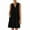 Black, variant on Summer Dresses for Women 2025, Women's Solid Short Sleeve V Neck Ruffle Dresses Sexy Elegant Club Party Tunic Mini Dresses Casual Vacation Dress(Black,S)
