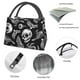 thumbnail image 4 of Fotbe Skull bird bat spider Bolsa Térmica Portátil con Estampado, Bolsa de Entrega de Alimentos Aislada, Bolsa Reutilizable de Gran Capacidad para Comidas y Supermercado, 4 of 6